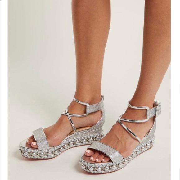 Christian Louboutin Shoes - Christian Louboutin Wedge Sandals.